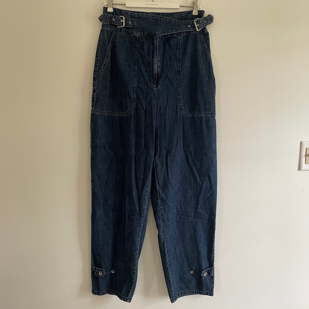 Rachel Comey buckle denim pants 8